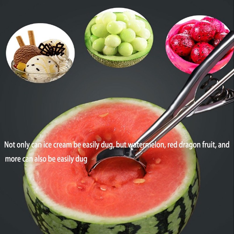 2 pcs Ice Cream Scoops with Easy Trigger Set Medium