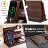 TESLYAR TESLYAR Wood Phone Docking Station for Men - Desktop