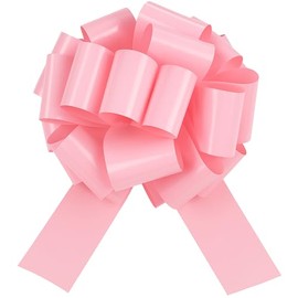 16 Inch Big Pink Car Bow, Giant Bow for Cars, Big Present Bows for Christmas Bowknot Happy Birthday Bowknot Huge Car Bikes Bows Wedding Party Decorations