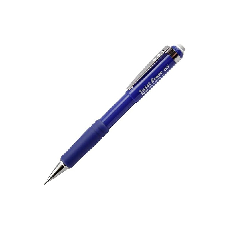 Pentel (R) Twist-Erase(R) III Automatic Pencil, 0.5 mm, Blue