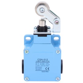 Fafeicy Roller Limit Switch, 250VAC/6A, 220VDC/0.3A, Momentary Limit Switch, Roller Lever with Adjustable Rotating Lever Arm and Insulated and Dustproof Connection Ports, Automatic Reset
