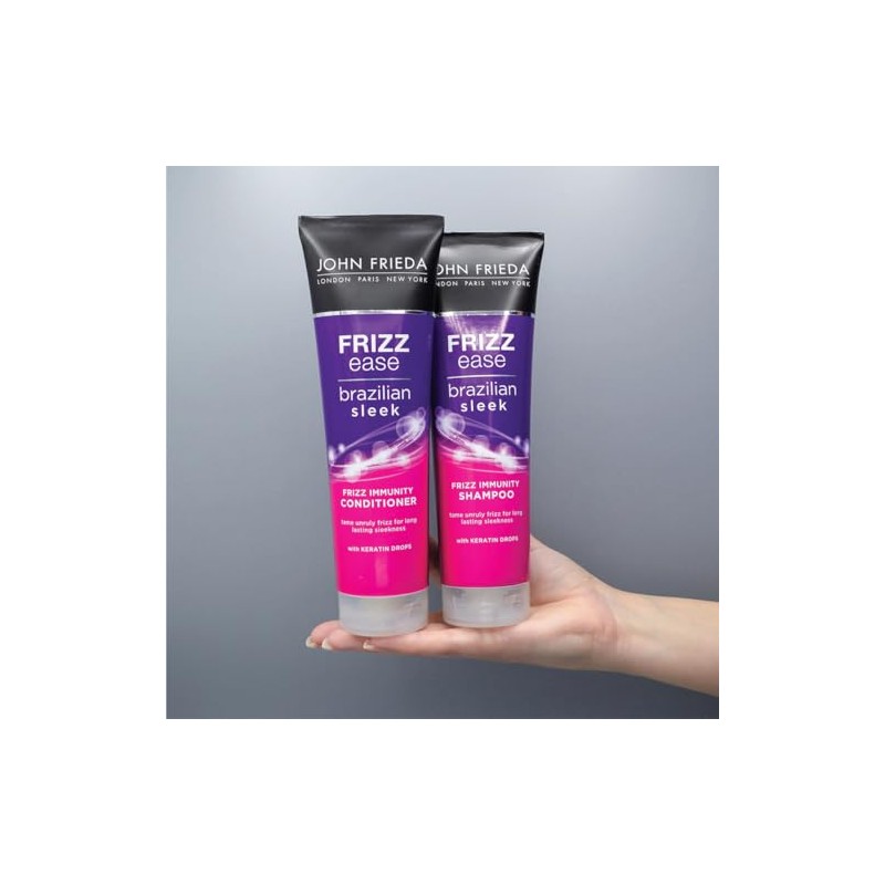 John Frieda Frizz Ease Brazillian Sleek Acondicionador |Para cabello lacio