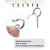PlusRoc 20 Pack Ceiling Hooks for Hanging Plants Outdoor String