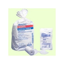 Kendall 3489 6 in. x 4 Yard Webril Cotton Undercast Padding44; Non-Sterile44; Regular Finish44; 6 Rolls per Bag