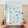 A5 Clear Soft PVC Notebook Cover,2 PCS Notebook Binder 6