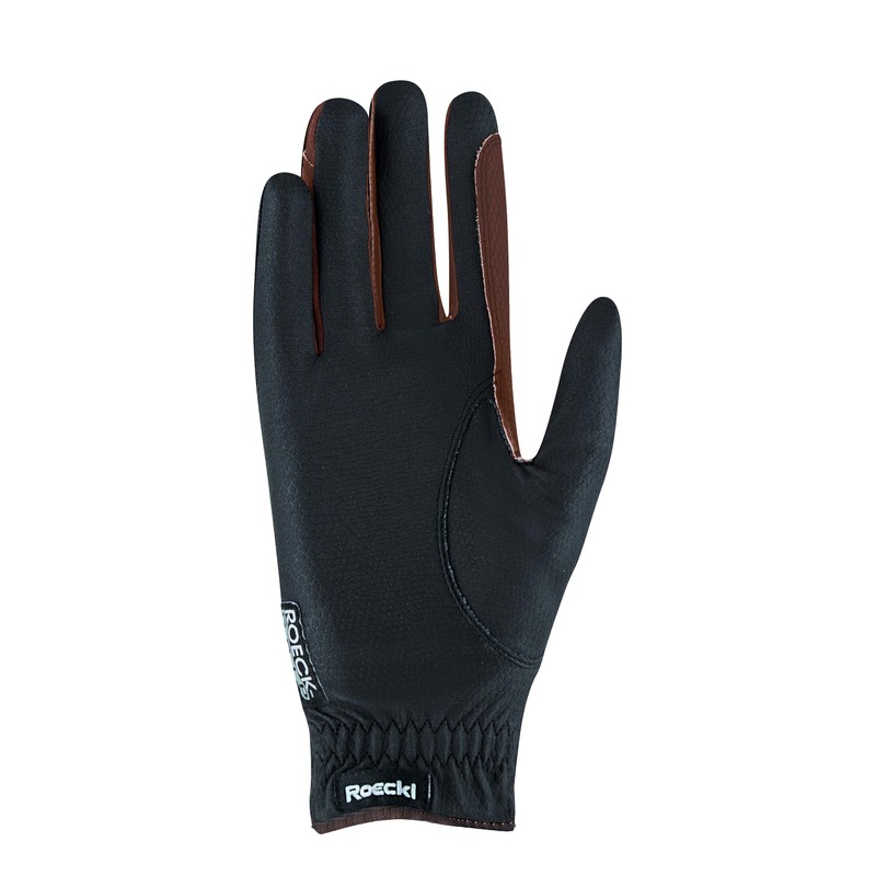 Roeckl Sports Reithandschuh Malta Winter, Turnier Winter Handschuh, Schwarz/Mokka 6