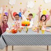 WenYa Polka Dot Tablecloth Wipe Clean Table Cloth Wipeable PVC