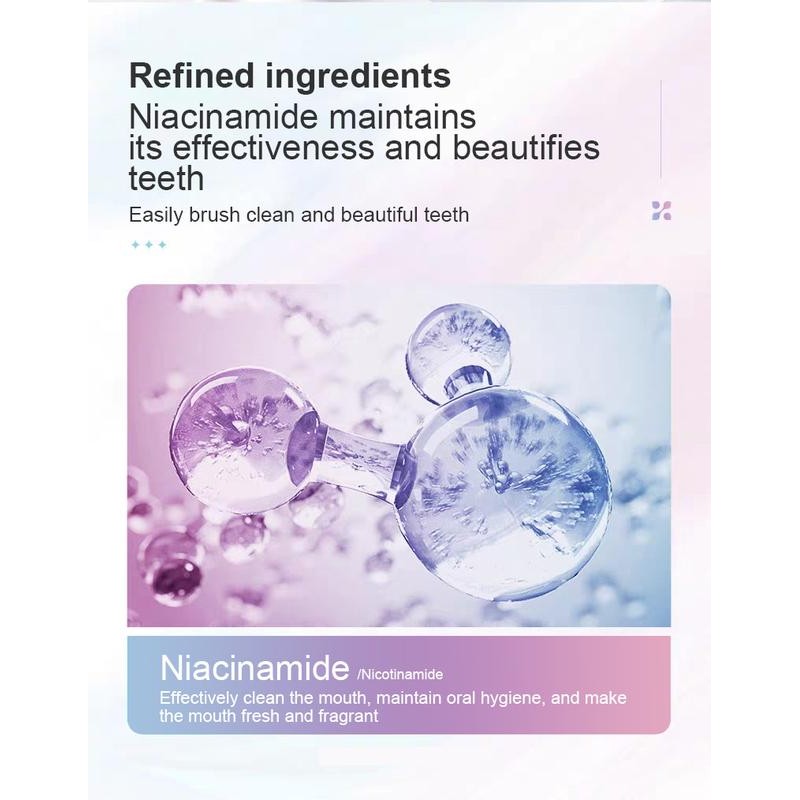 Probiotic Whitening Toothpaste, Free of Fluoride, Nicotinamide, Anti plaque, Oral