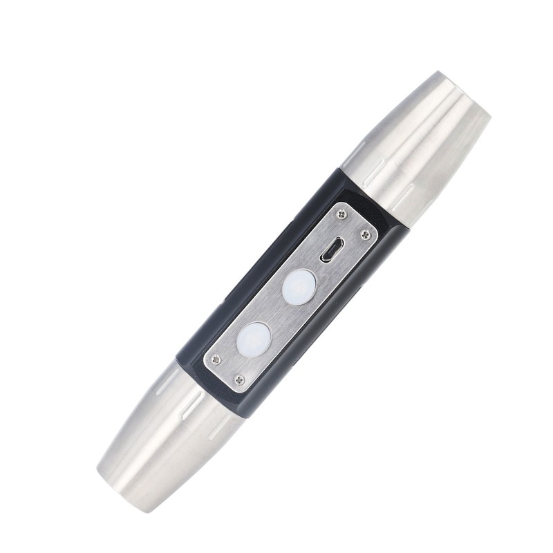 Identification Flashlight Super Bright USB Rechargeable Quad LEDs Portable Jade