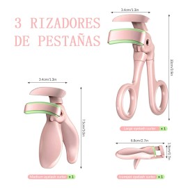 Kit Rizador De Pestaias Eyelash Curler 3pcs