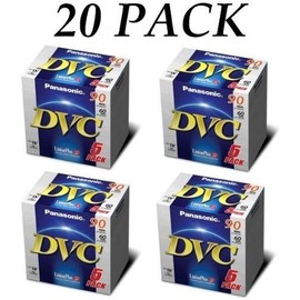 Panasonic DVM60EJ20P MiniDV Tapes for all MiniDV Cam - 20 Pack