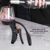 Ivation Wine Bottle Opener | Manual Handheld Corkscrew with Ergonomic