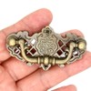LXZ 4 PCs Vintage Antique Brass Bail Pull Handle for