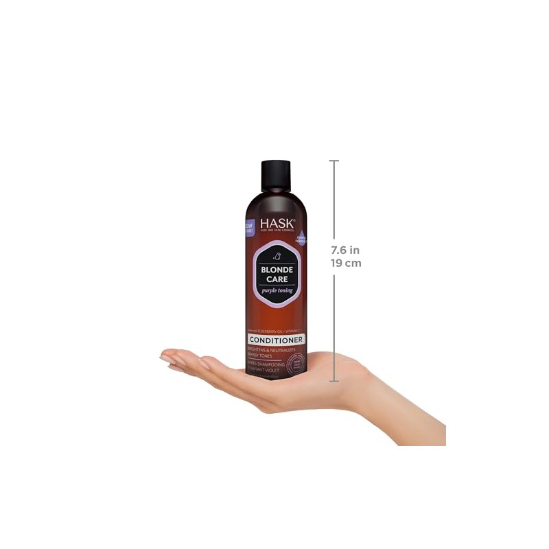 HASK Set De Champú Y Acondicionador Blonde Care Para Cabello