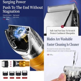 No Brand Electric Professional Dog Grooming Clippers, 350W Sheep Shears Pet Grooming