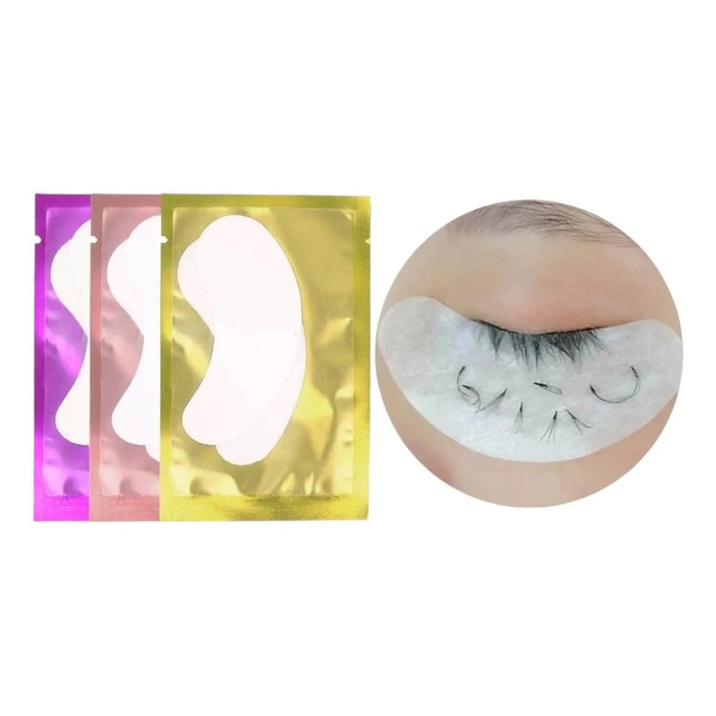 50 Pares Parches Hidrogel Pestañas Flor V Forma A Elegir