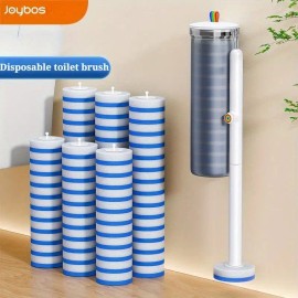Disposable Toilet Brush - Suitable for Toilet Cleaning and Bathroom Cleaning Supplies, Comes with 12 Replacement Brushescolor: Blue, size: L