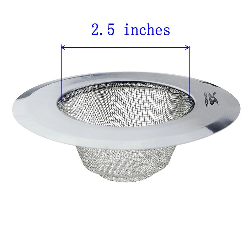 Mesh Sink Strainer Set of 2, MSY BIGSUNNY Stainless Steel