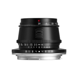 TTArtisan 35 mm F1.4 APS-C Camera Lens Manual Focus Camera Lens for Canon RF Mount (Black)