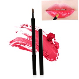 Healeved 3pcs Handy Lip Brush Nylon Fiber Makeup Tool Retractable Lip Brush Applicator Kit