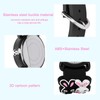 Quartz Watch Rabbit Cartoon 3ATM Waterproof Silicone Strap Lovely for