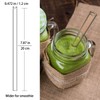 NAFENDER Nafender 10-Pack Glass Straws Reusable Drinking Straw Including 4