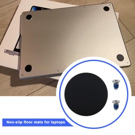 eMagTech 2 Sets Rubber Case Feet & Bottom Case Screw & Magnetic Screwdriver Kit Compatible with MacBook A1278 / A1286 / A1297 13 15 17 Inch Laptop