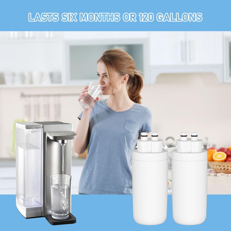 Water Replacement Filter, Compatible with Brita Hub Instant Powerful Countertop