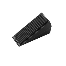 Strongest Adjustable Spring Large Door Stopper, Metal Door Wedge, Tall up to 3 in Doorstop Suits Any Heavy Doors (Black)