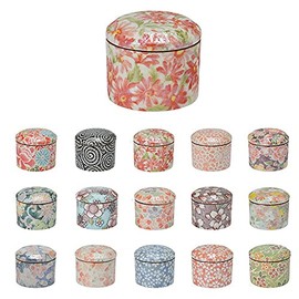 Kyoto Buddhist Altar Hayashi Mini Urn Mini Urn for Pets, Ceramic Urn, Arita Ware, Kanon, Small, Original Cloth Set (3) Margaret