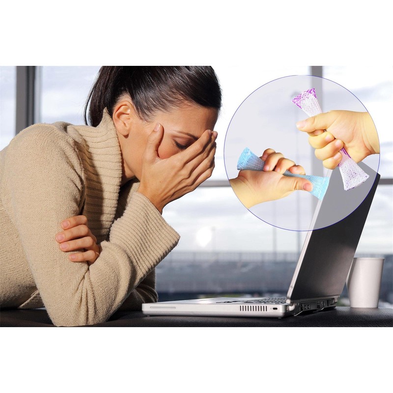 4 Pack Stress Relief and Anxiety Relief Fidget Toys,Infinity Cube,Marble