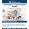 Whirlpool 280187 Front Load Washer Drain Pump
