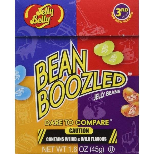 Jelly Belly 61800 1.6 Ounce Jelly Belly Beanboozled Flip Top Box 12 Count Case
