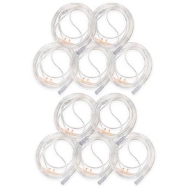 JWYN 10pk 4Ft Adult Oxygen Nasal Cannula, Salter Style, Trumpet Connector
