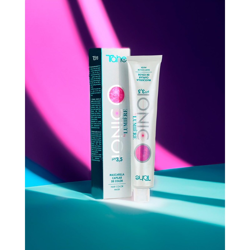 Tahe Ionic Lumière Hair Colour Mask, Red Purple, 100 ml