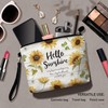 Hglian Bolsa de maquillaje de viaje, Amarillo, Sunshie Sunshie