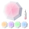 EEPLUYTY Umbrellas, Automatic Umbrella, Pocket Umbrella Open-Close with 8 Ribs,