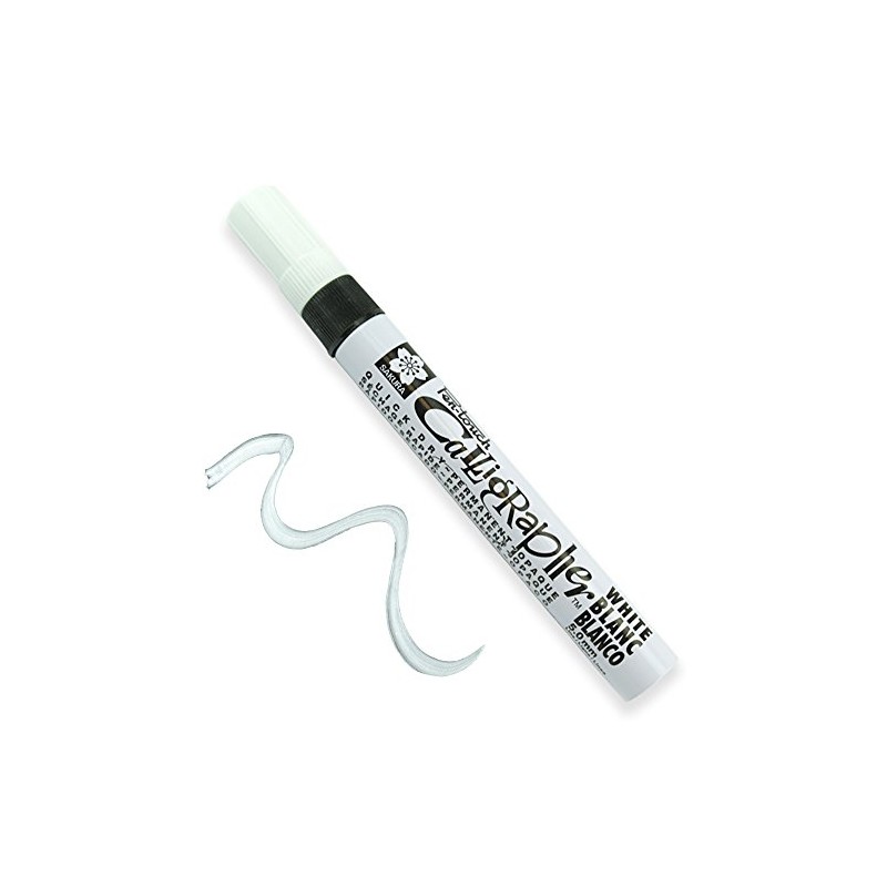 SAKURA - Pen-Touch Calligraphy Marker - Medium - White