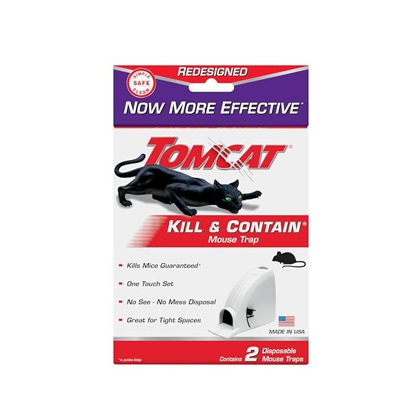 Tomcat Tomcat Kill & Contain Mouse Trap, Never See a