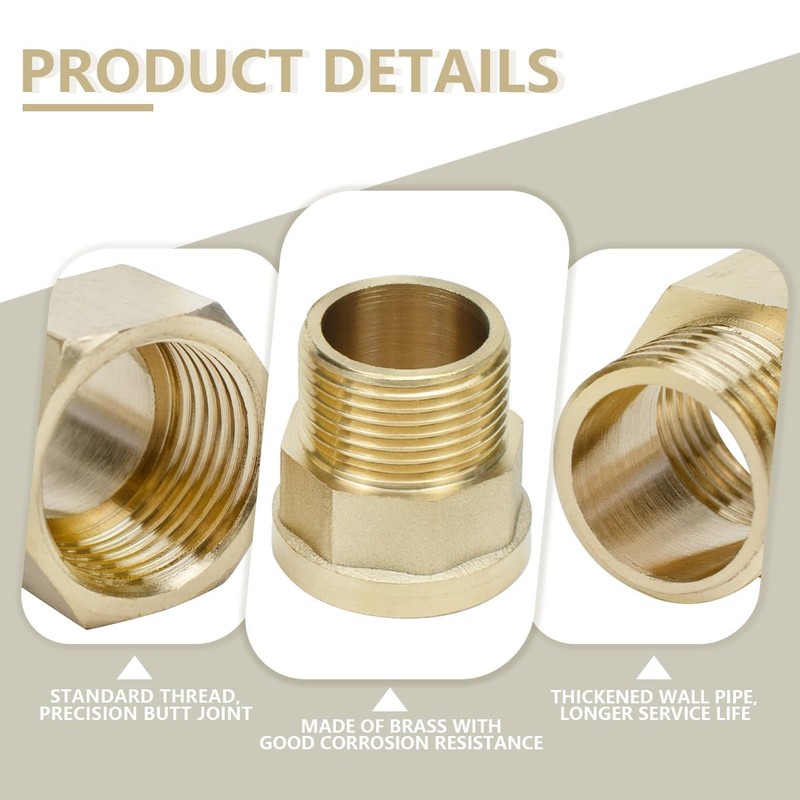 Bwintech 2 Pcs 3/4" Female to 3/4" Male BSP Thread