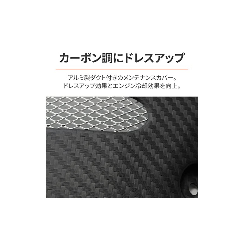 Daytona 75767 Engine Head Access Cover Carbon Seat Address V125