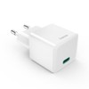 Hama Fast Charger USB-C, PD/Qualcomm/GaN, Mini Charger, 30 W, White