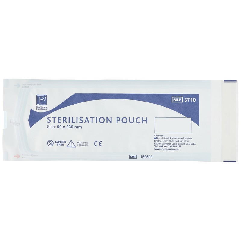 Premier 3710 Clear View Sterilisation Pouche 90Mmx230Mm (Pack of 200)