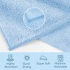 HOMEXCEL Microfiber Washcloths 12 Pack, Highly Absorbent and Soft Face