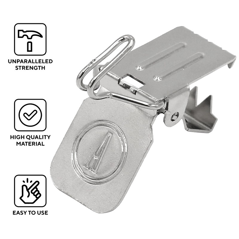 ANDUSTRIAL - Small Durable Clips/Clamps for Displaying Rugs, Shawls, Leather