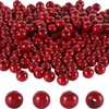 240pcs 12mm Dark Red Wood Beads Beads for Crafts with