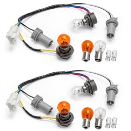 92450-3Q000 2PCS Tail Light Lamp Wiring Harness with 8 Halogen Bulbs For 2011 2012 2013 2014 HYUNDAI Sonata 924503Q000