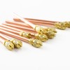 BesNPT Brass and Copper 1/4" SAE x 1/4" OD x