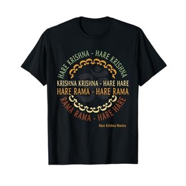 Hare Krishna Shirt Spiritual Hare Krishna Mantra T-Shirt