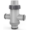 POOLHACKER Dual Split Hose Plunger Valve, Above Ground Pool Parts,